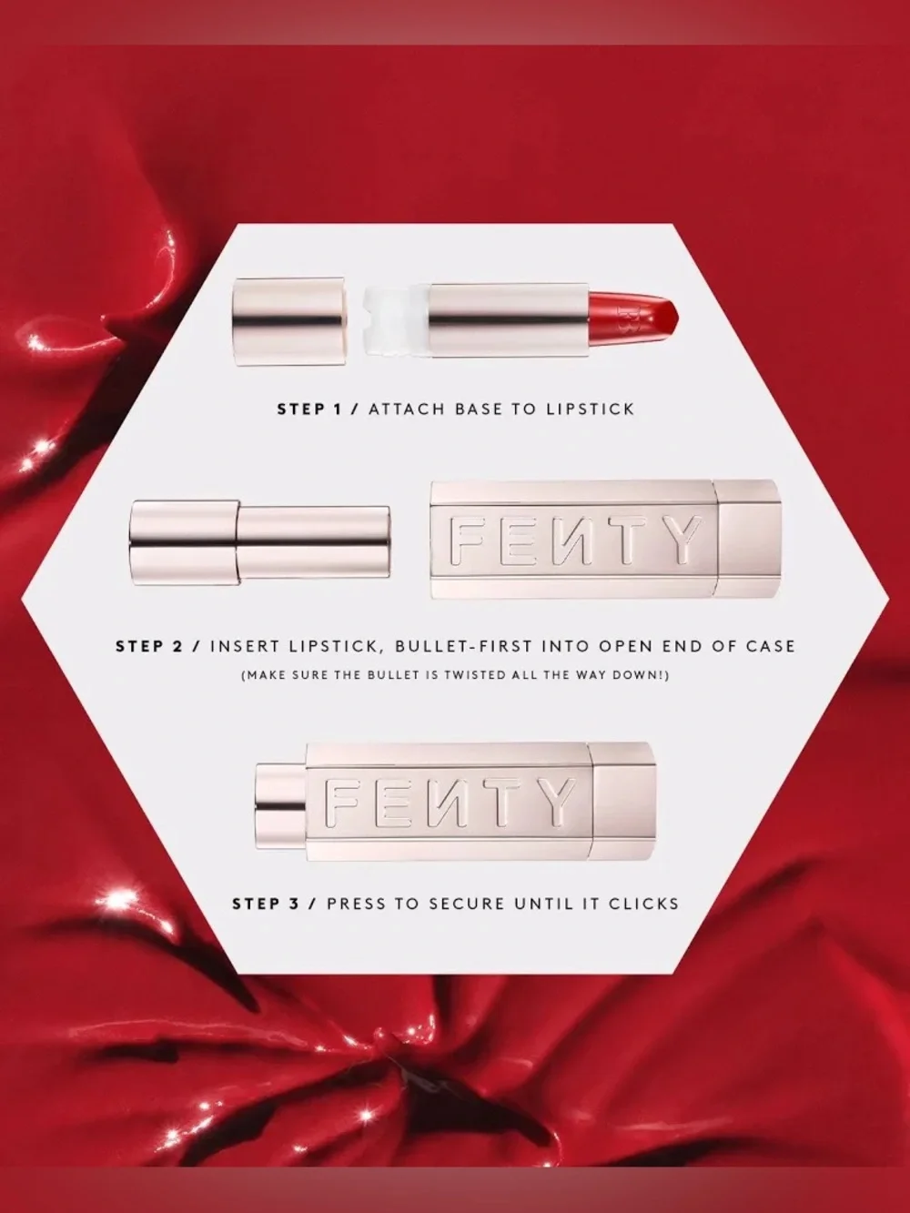 Fenty The MVP  Icon The Fill Semi-Matte Refillable Lipstick